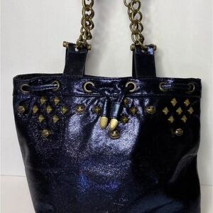 Disney Black and Gold Shoulder Bag Nightmare before Christmas